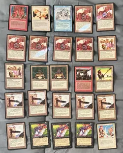 MTG Vintage Legends Antiquities Unlimited Lot of 25 Magic the Gathering LP - Image 1
