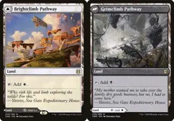 Brightclimb Pathway // Grimclimb Pathway ZNR NM MTG - Image 1