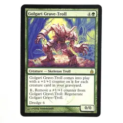 Golgari Grave-Troll LP Ravnica: City of Guilds Rare MTG See Photos Magic - Image 1