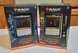 MTG Magic The Gathering Innistrad Midnight Hunt 2 Sets Commander Decks - SEALED - Image 1