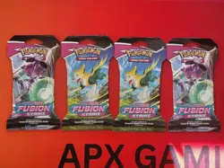 Pokemon Fusion Strike 4x Sleeved Booster Packs - Image 1