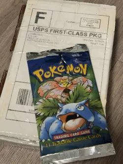 POKEMON 1st edition Venusaur booster pack LOGAN PAUL on Whatnot PSA 10 potential - Image 2
