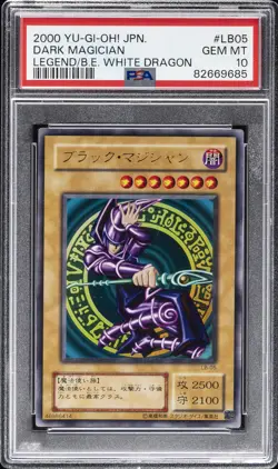 2000 YU-GI-OH! JPN LEGEND OF BLUE EYES WHITE DRAGON #LB05 DARK MAGICIAN PSA 10 - Image 1