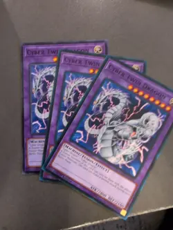 3x (M/NM) Cyber Twin Dragon - LEDD-ENB26 - Common - 1st Edition YuGiOh - Image 1