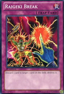 Raigeki Break (YS12-EN031) - Common First ed. Yu-Gi-Oh! - Image 1
