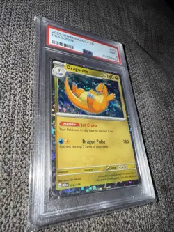 McDonald's 2025 Pokemon M24 en Collection Dragonite Rare Card PSA 9 - Image 1