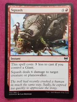 Magic The Gathering KALDHEIM FOIL SQUASH red card MTG - Image 1