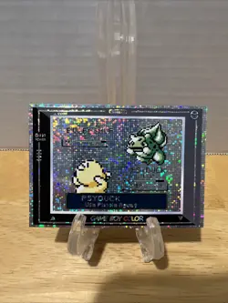 BULBASAUR VS PYSDUCK GAMEBOY COLOR - POKEMON CARD - Image 2