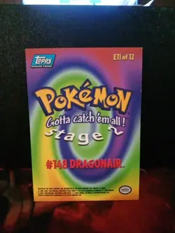 Dragonair #148 E11 of 12 - TOPPS Pokemon Card Blue Logo - NON HOLO - LP - Image 2
