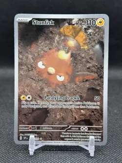 Stunfisk 202/191 Sv08: Surging Sparks Illustration Rare Card Pokemon TCG - Image 1