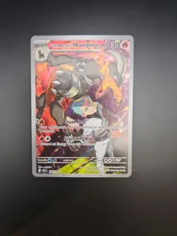 Team Rocket’s Houndoom 191/182 Secret Rare Pokemon Card - Near Mint - Image 1