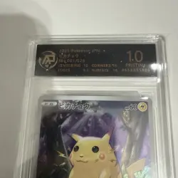 RPA Graded 10 PRISTINE Pikachu 001/028 HOLO RARE 25th Anniversary Pokemon Card - Image 2