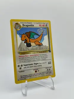 #2 Dragonite 5 1999 WB Movie Black Star Promo Rare WOTC Nintendo Pokemon Card - Image 2