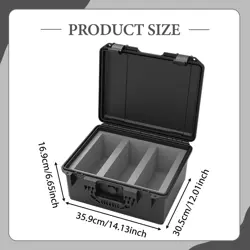 Graded Card Storage Box Protector Carrying Case Easy to Carry Card Organizer - Image 5
