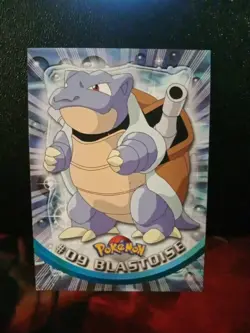 #09 Blastoise 1999 TOPPS Pokemon TV Vintage Card - Image 1
