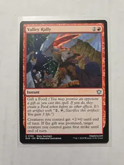 Valley Rally - Bloomburrow - LP - MTG Magic - Uncommon - Instant - Image 1