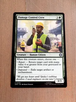 Damage Control Crew - 99 - MTG: Spider-Man: Eternal-Legal - Uncommon - Regular - Image 1
