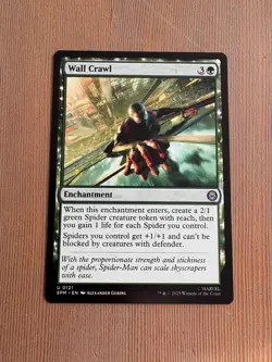 Wall Crawl - 121 - MTG: Marvel’s Spider-Man: Eternal-Legal - Uncommon - Regular - Image 1