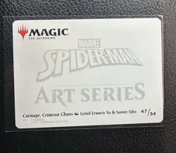 2025 MTG MARVEL'S SPIDER-MAN ART SERIES CARNAGE CRIMSON CHAOS 47/54 - Image 2