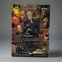 MTG - Clever Impersonator - #08 Foil (Borderless) Marvel - Spider-Man NM/M - Image 1