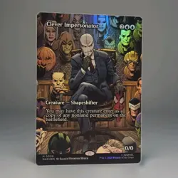 MTG - Clever Impersonator - #08 Foil (Borderless) Marvel - Spider-Man NM/M - Image 3