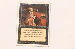 DEMONIC TUTOR Revised Edition Magic The Gathering 1994 MTG MP Condition - Image 1