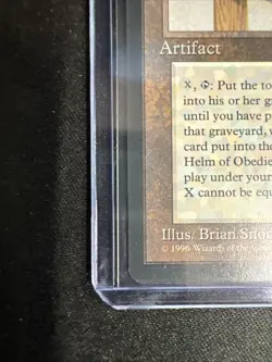 Helm of Obedience Alliances MTG NM 1996 Wizards of the Coast - Image 5