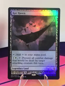 1x - Kor Haven - FOIL #41 - Zendikar Expeditions - NM MTG - Image 1