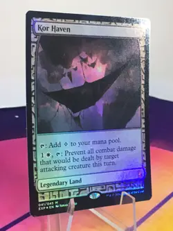 1x - Kor Haven - FOIL #41 - Zendikar Expeditions - NM MTG - Image 5