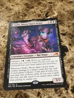 NASHI, MOON SAGE'S SCION Magic MTG Kamigawa: Neon Dynasty - Image 1