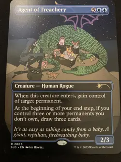 2025 MTG Magic the Gathering SLD Secret Lair Drop #2005 Agent of Treachery - Image 1