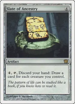 1x - Slate of Ancestry - #308 - Core Set 9th Edition - NM MTG - Image 1