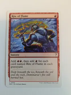 MTG Rite of Flame (White Border) Mystery Booster 2 (MB #0059) Regular - Image 1