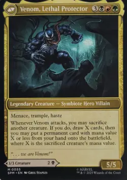 NM/M - Eddie Brock Venom, Lethal Protector (0224) MTG Spider-Man - Image 4