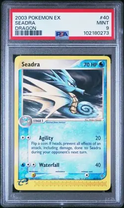PSA 9 SEADRA 40 EX DRAGON POKEMON MINT - Image 1