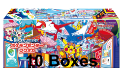 10 Sealed Boxes Pokemon Center Fukuoka Special Box Fukuoka's Pikachu 289/SV-P - Image 1