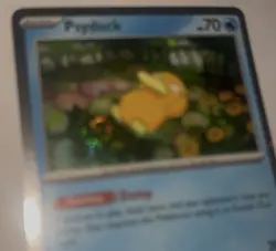 Pokemon Mega Evolution - Psyduck #007 - Black Star Promo with Holo SWIRL! - Image 5
