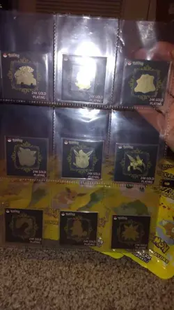 24k gold plated metal pokemon stickerS release discontinued due to high DEMAND - Image 3