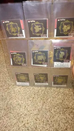 24k gold plated metal pokemon stickerS release discontinued due to high DEMAND - Image 5
