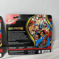 IN HAND Pokemon - TCG - Mega Evolution Three-Booster Blister 2 Sets - Image 5