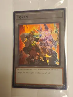 Axel & Volcanic Doomfire TKN5-EN033 Doom of Dimensions Mini Box Yugioh Token - Image 1