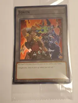 Axel & Volcanic Doomfire TKN5-EN033 Doom of Dimensions Mini Box Yugioh Token - Image 2