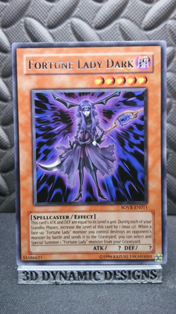 | Yugioh Fortune Lady Dark SOVR-EN011 Rare Stardust Overdrive NM 🔥 | - Image 1