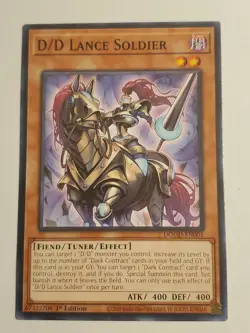 D/D Lance Soldier DOOD-EN001 C Doom of Dimensions NM 1st Ed Yugioh - Image 1