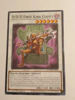 Yugioh! D/D/D First King Clovis DOOD-EN038 Common 1st Ed NM - Image 1