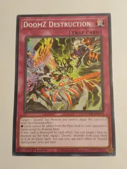 DOOD-EN074 - DoomZ Destruction Common YuGiOh 1st Ed - Image 1