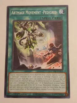 Yugioh! Artmage Movement -Pedigree- DOOD-EN060 Common 1st Ed NM - Image 1