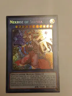 Nekroz Of Sophia - Secret Rare 1st Edition BLMM-EN134 - NM - YuGiOh - Image 1