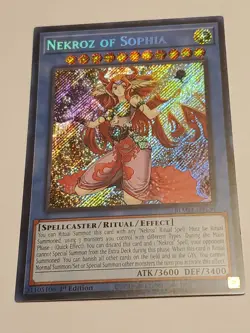 Nekroz Of Sophia - Secret Rare 1st Edition BLMM-EN134 - NM - YuGiOh - Image 2