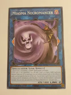 Miasma Necromancer DOOD-EN052 C Doom of Dimensions NM 1st Ed Yugioh - Image 1